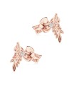 Feathers Silver Stud Earring STS-6400